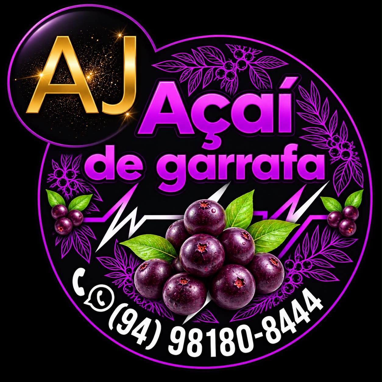 AJ Açaí de Garrafas
